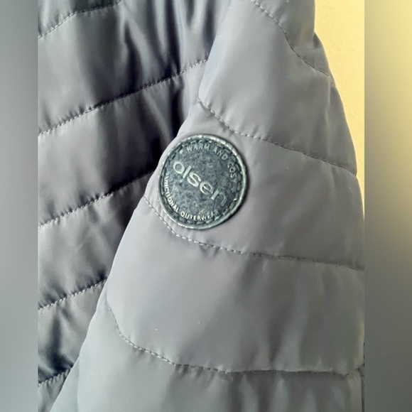 Olsen light blue Quilted Jacket- Large - Picture 4 of 11